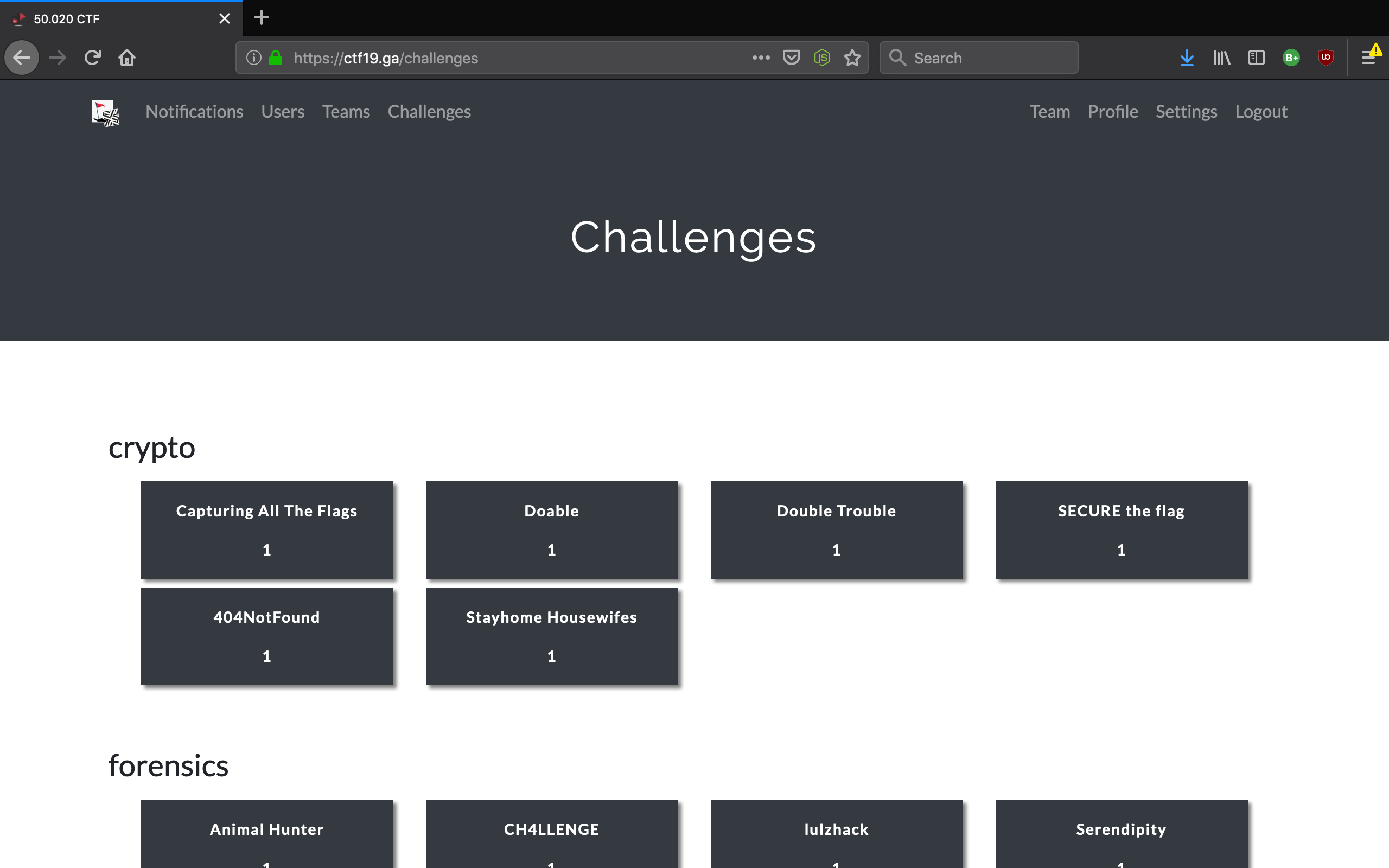 CTF 2019